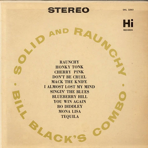 Bill Black's Combo - Solid And Raunchy