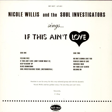 Nicole Willis & The Soul Investigators - If This Ain't Love
