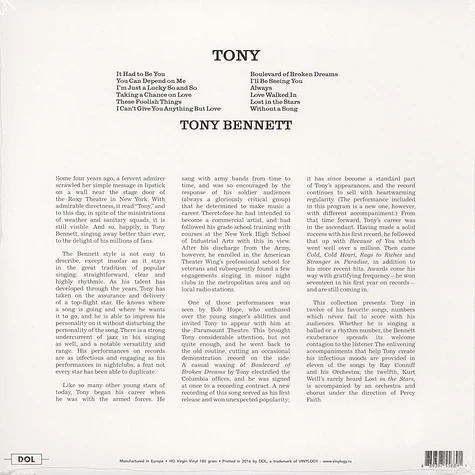 Tony Bennett - Tony