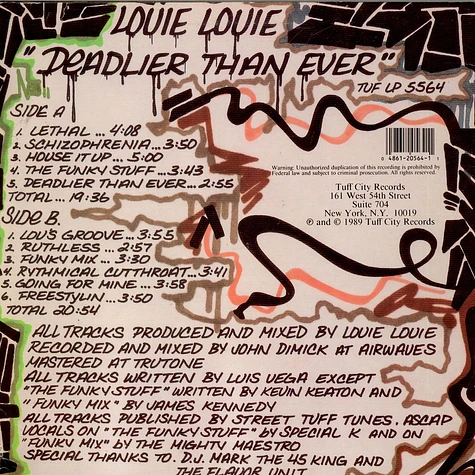 Louie Louie - Deadlier Than Ever