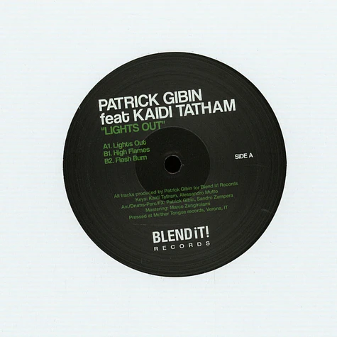 Patrick Gibin (Twice) - Lights Out Feat. Kaidi Tatham