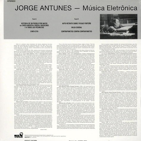 Jorge Antunes - Música Eletrônica