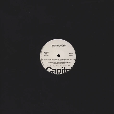 Brown Sugar & Brief Encounter - Capitol Disco Sampler