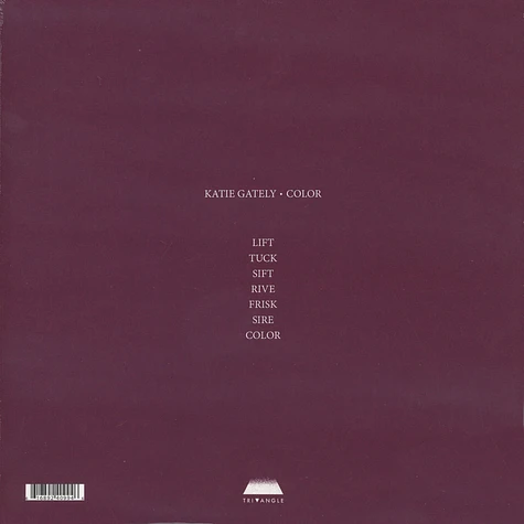 Katie Gately - Color Black Vinyl Edition
