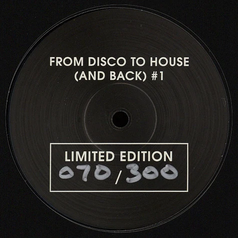 V.A. - From Disco To House (And Back) Volume 1