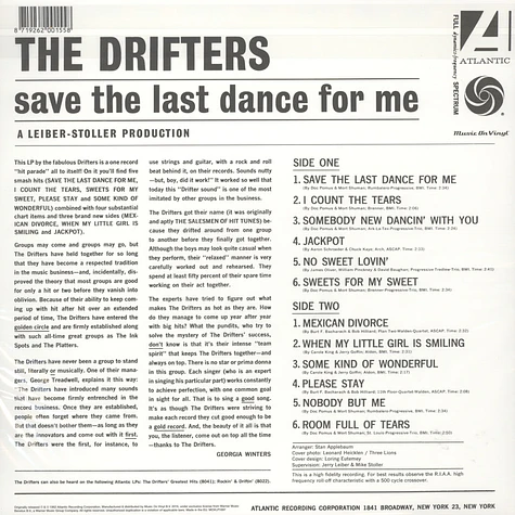 The Drifters - Save The Last Dance For Me