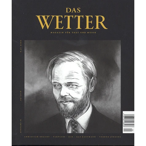 Das Wetter - Ausgabe 10 - Herbst 2016 - Christian Kracht Cover