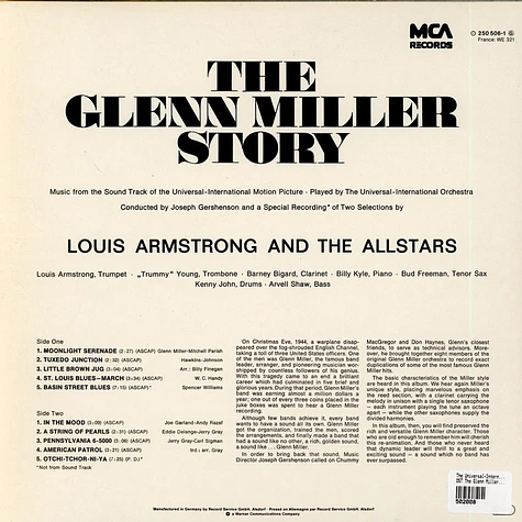 The Universal-International Orchestra Featuring Louis Armstrong And His All-Stars - The Glenn Miller Story