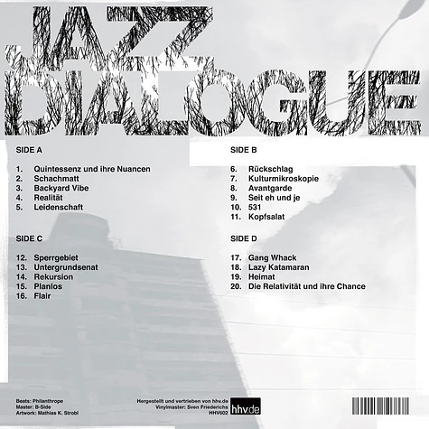 Jazz Dialogue (Zaid & Philanthrope) - Quintessenz Und Ihre Nuancen Instrumentals