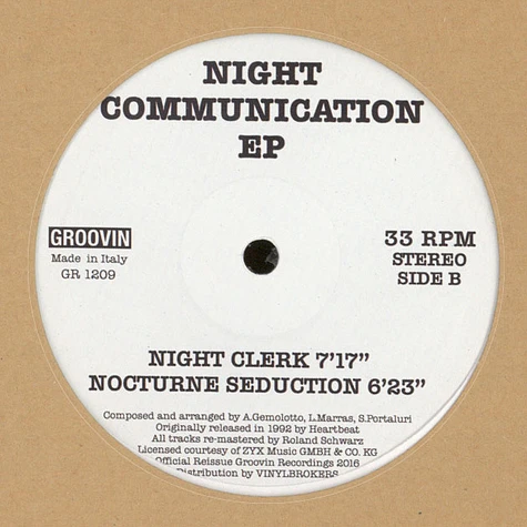 Night Communication - Night Communication EP