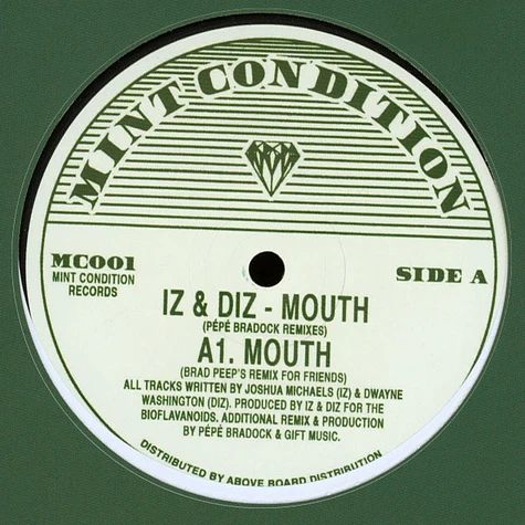 Iz & Diz - Mouth Unreleased Pepe Bradock Remixes