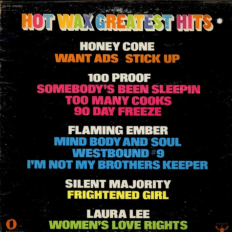 V.A. - Hot Wax Greatest Hits
