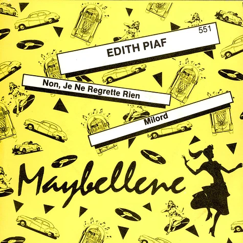 Edith Piaf - Non, Je Ne Regrette Rien / Milord