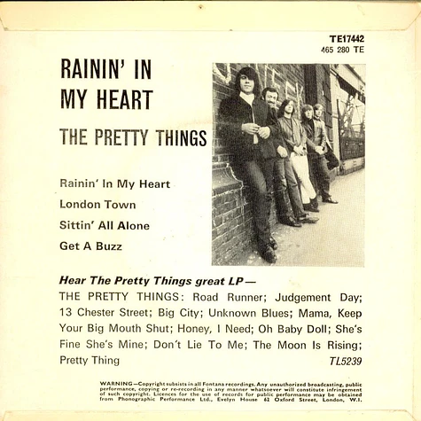 The Pretty Things - Rainin' In My Heart