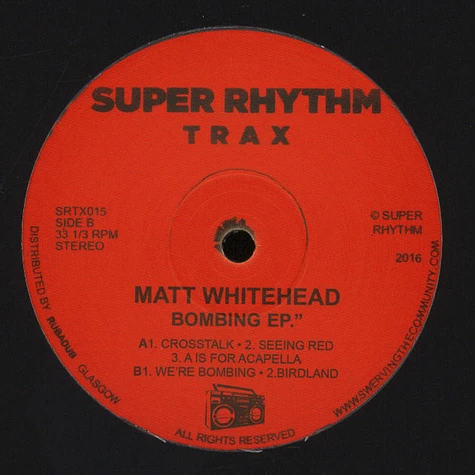 Matt Whitehead - Bombing EP