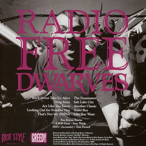 Dwarves - Radio Free Dwarves Alternate Cover Edition