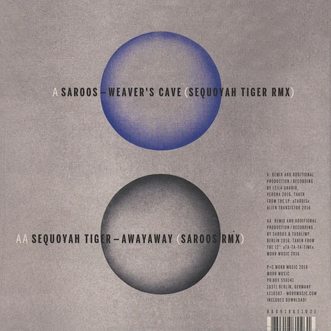 Sequoyah Tiger Vs. Saroos - Awayaway / Weaver's Cave Remixes