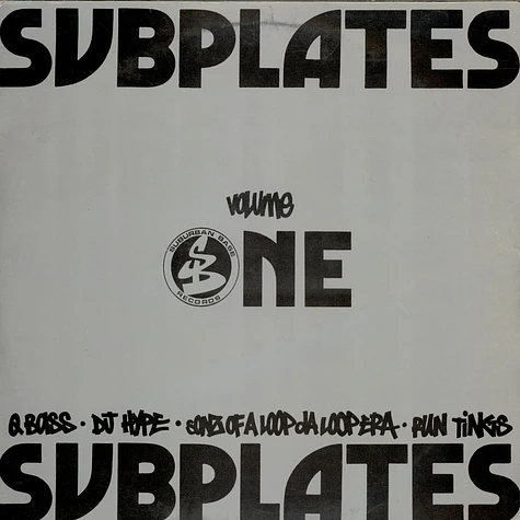 V.A. - Subplates Volume One