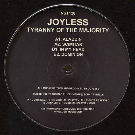 Joyless (Funk'D Void & Dave Tarrida) - Tyranny Of The Majority
