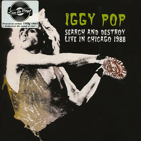 Iggy Pop - Search And Destroy Live In Chicago 1988