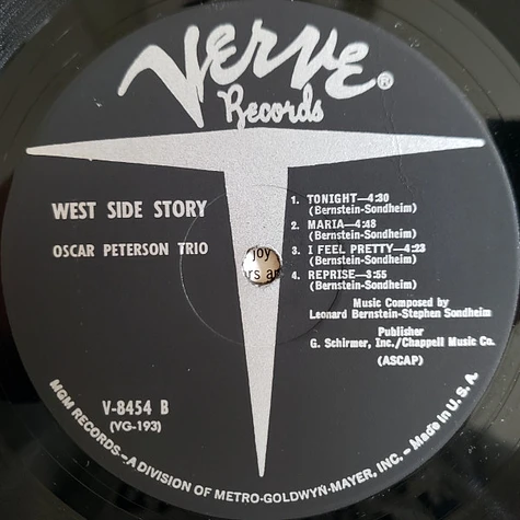 The Oscar Peterson Trio - West Side Story