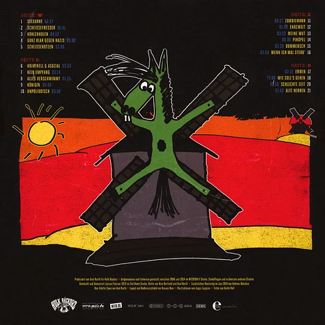 WIZO - Punk Gibt's Nicht Umsonst Teil III Green Vinyl Edition