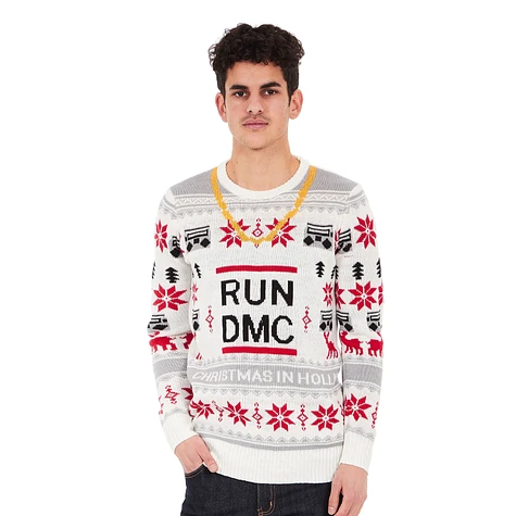 Run DMC - Chain Ugly Holiday Knit Sweater