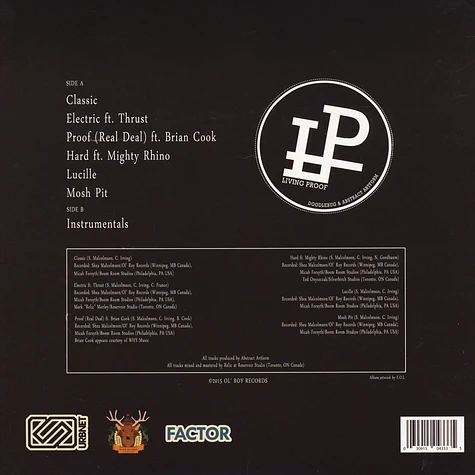 Living Proof (Ceeknow The Doodlebug of Digable Planets & Abstract Artform) - Living Proof