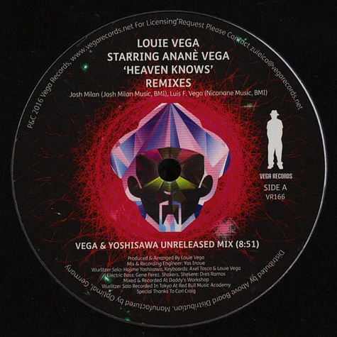 Louie Vega Starring Anane Vega - Heaven Knows