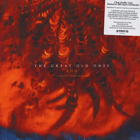 The Great Old Ones - EOD: A Tale Of Dark Legacy Clear Vinyl Edition