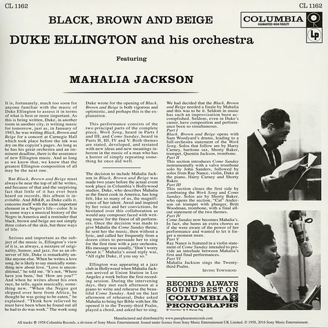 Duke Ellington & Mahalia Jackson - Black, Brown And Beige