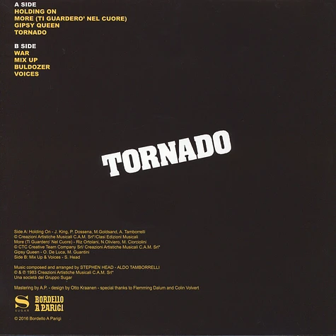 Stephen Head & Aldo Tamborrelli - OST Tornado