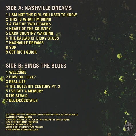 Dick Stusso - Nashville Dreams / Sings The Blues