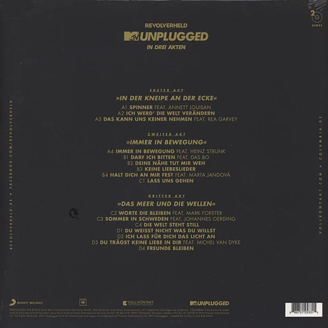 Revolverheld - MTV Unplugged In Drei Akten Gold Vinyl Edition