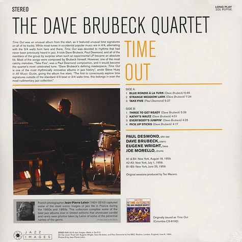 Dave Brubeck Quartet - Time Out - Jean-Pierre Leloir Collection