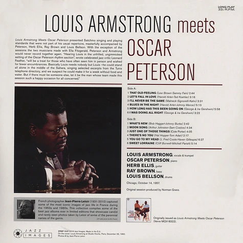 Louis Armstrong & Oscar Peterson - Louis Armstrong Meets Oscar Peterson - Leloir Collection