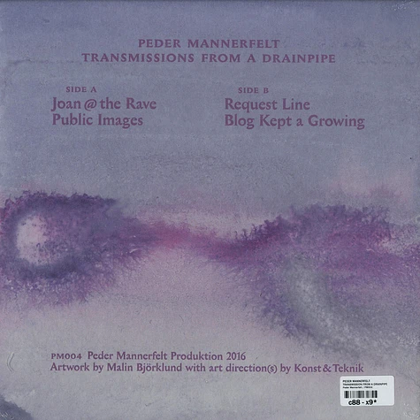 Peder Mannerfelt - Transmission From A Drainpipe