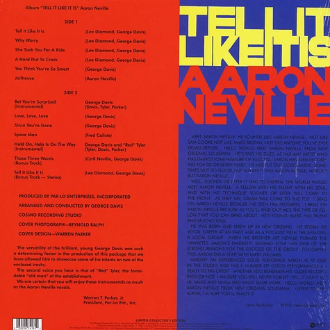 Aaron Neville - Tell It Like It Is 50th Anniversary Edition