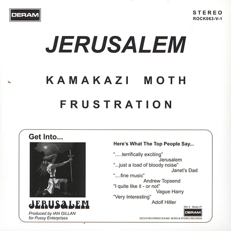 Jerusalem - Kamakazi Moth / Frustration