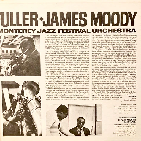 Gil Fuller And The Monterey Jazz Festival Orchestra Featuring James Moody - Night Flight