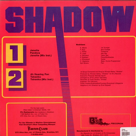 Shadow - Raw Energy