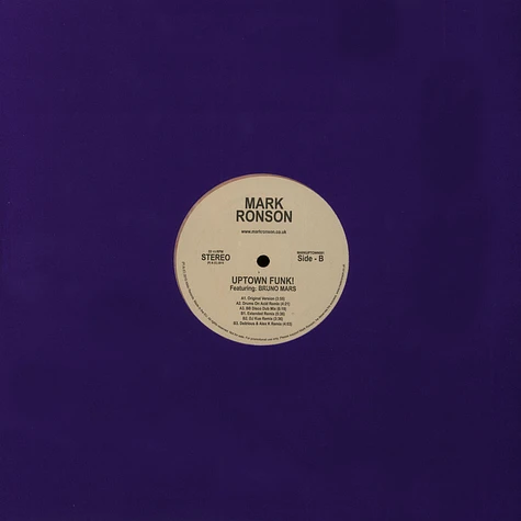 Mark Ronson - Uptown Funk Colored Vinyl Edition