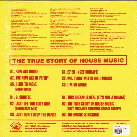 Elbee Bad, The Prince Of Dance Music - The True Story Of House Music