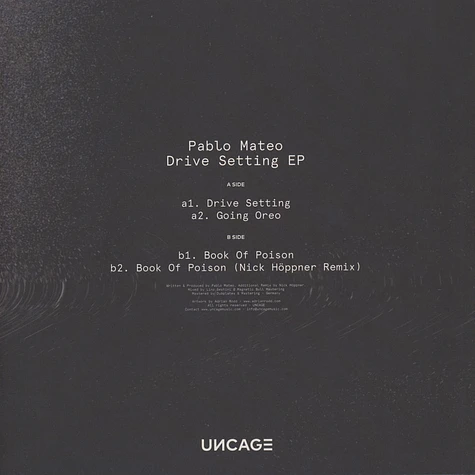 Pablo Mateo - Drive Setting EP Nick Höppner Remix