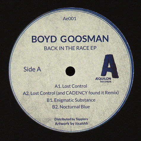Boyd Goosman - Back In The Race EP Cadency (Hector Oaks) Remix