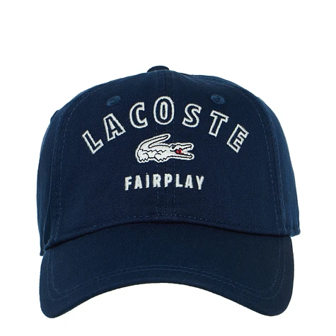Lacoste - Gabardine Fairplay Strapback Cap