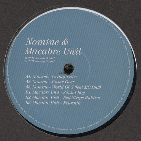 Nomine / Macabre Unit - Nomine Sound 003