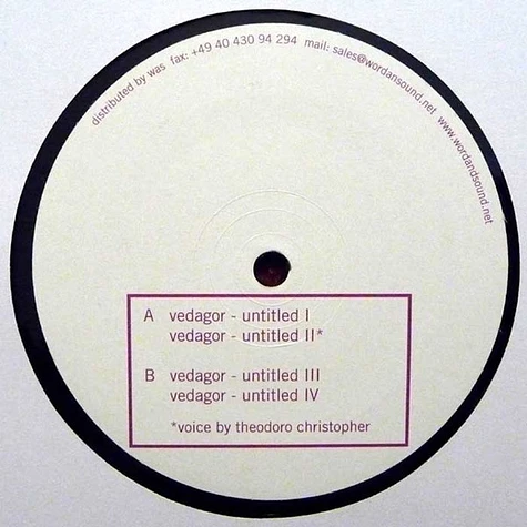 Vedagor - Untitled EP