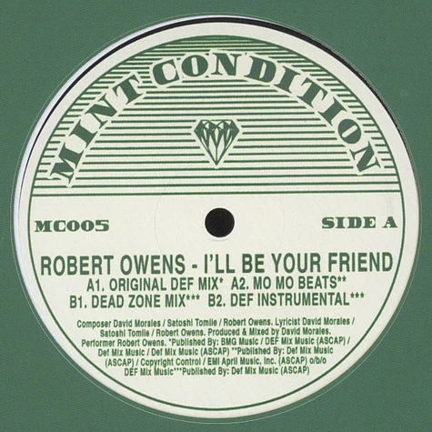 Robert Owens - I'll Be Your Friend