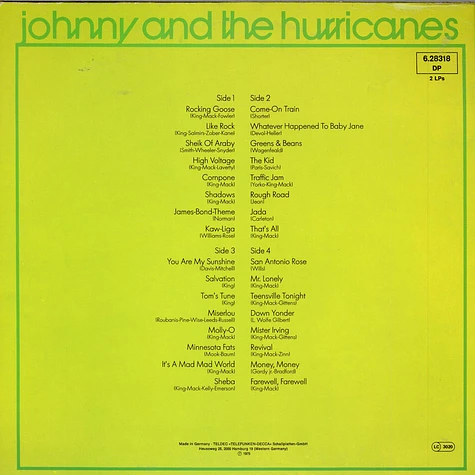 Johnny And The Hurricanes - The Legends Of Rock Vol. 2